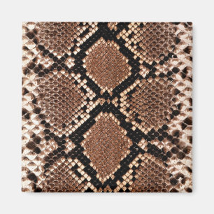 Imán Piel de serpiente de cascabel de diamante occident