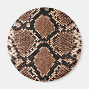 Imán Piel de serpiente de cascabel de diamante occident