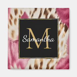 Imán Piel de vaca blanco Oro Oro Oro Oropeado Occidenta