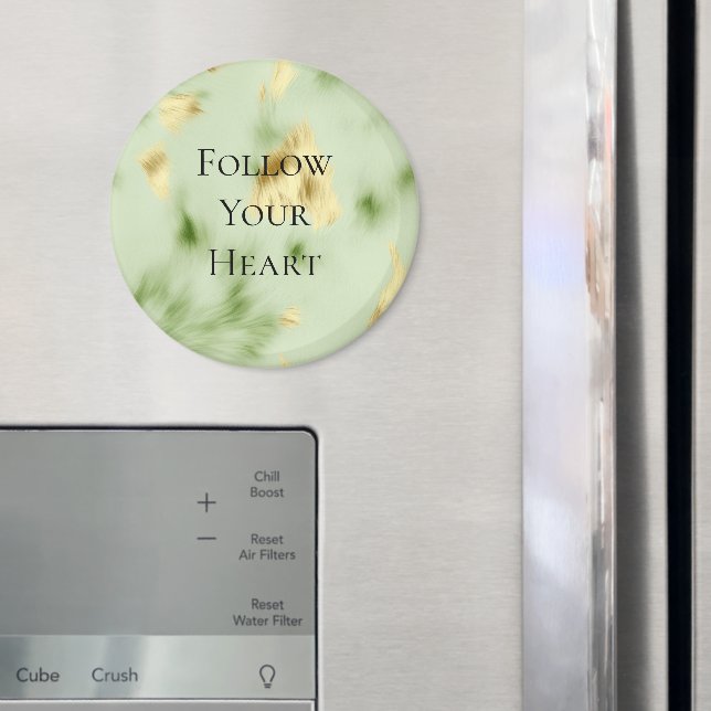 Imán Piel de vaca Mint Green Gold (In situ (nevera))