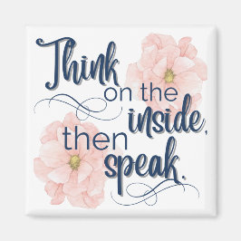 Imán Piensen en la bonito divertida interior