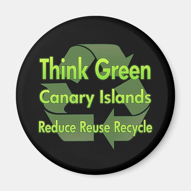 Imán Piénsese en las Islas Canarias Verdes (Frente)
