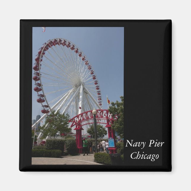 Imán Pier de Marina, Chicago (Frente)