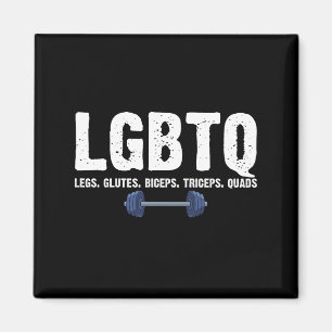 Imán Piernas LGBTQ Glutes Biceps Triceps Quads Gym Love