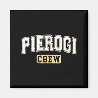 Imán Pierogi Crew Comida Polaca Letras Universitarias