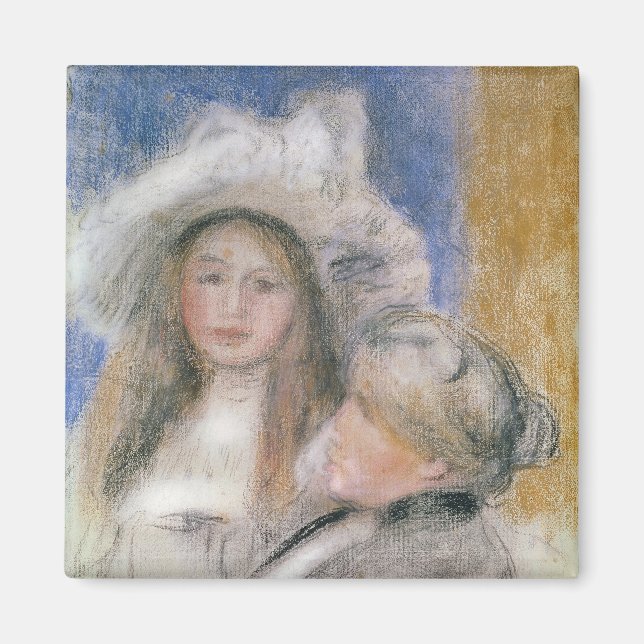 Imán Pierre A Renoir | Berthe Morisot y su hija (Frente)