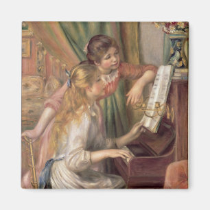 Imán Pierre A Renoir Jóvenes Chicas en el piano