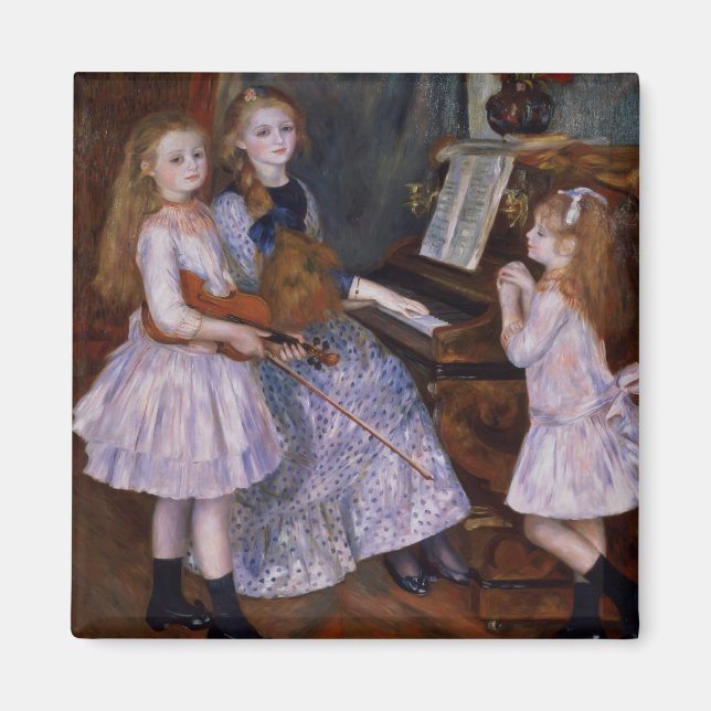 Imán Pierre A Renoir | Las hijas de Catulle Mendes (Frente)