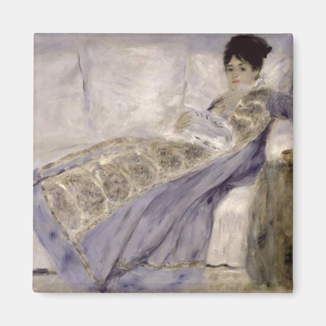 Imán Pierre A Renoir | Madame Monet en un Sofa (Frente)