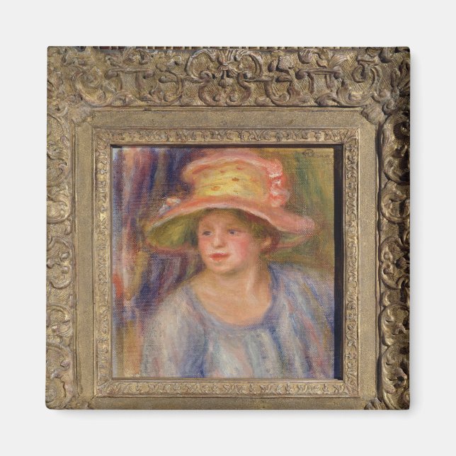 Imán Pierre A Renoir | Mujer con Gorra (Frente)