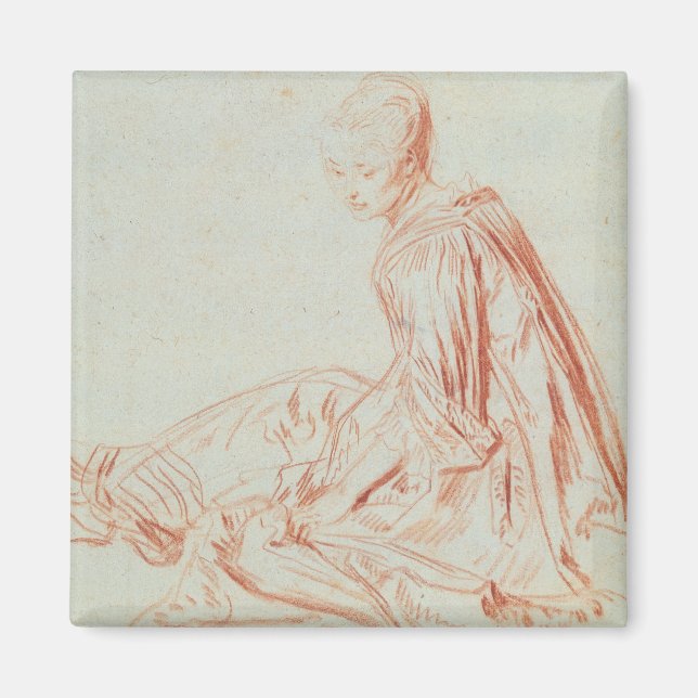 Imán Pierre A Renoir | Mujer Sonriendo (Frente)