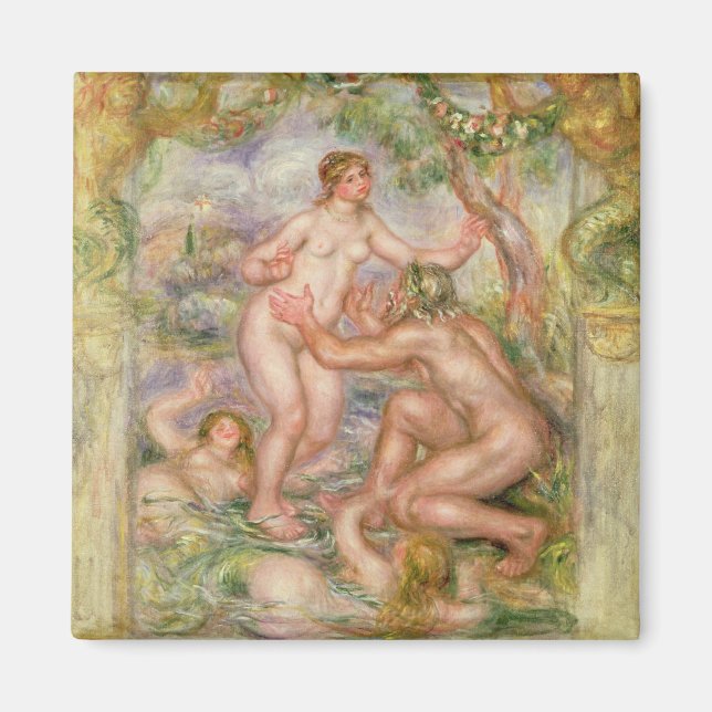 Imán Pierre A Renoir | Saone fluyendo al Ródano (Frente)