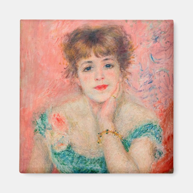 Imán Pierre-Auguste Renoir - Actriz Jeanne Samary (Frente)