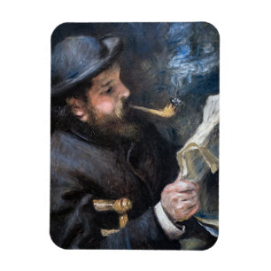 Imán Pierre-Auguste Renoir - Claude Monet Reading