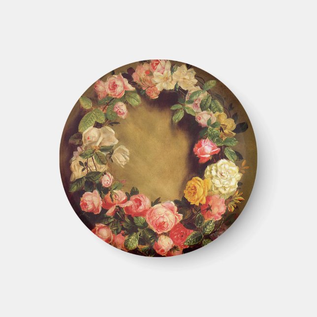Imán Pierre-Auguste Renoir - Corona de Rosas (Frente)