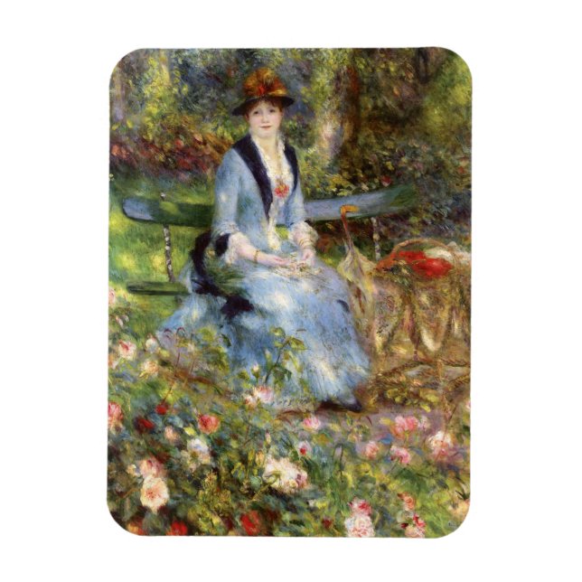 Imán Pierre-Auguste Renoir - Dans les Rosas (Vertical)