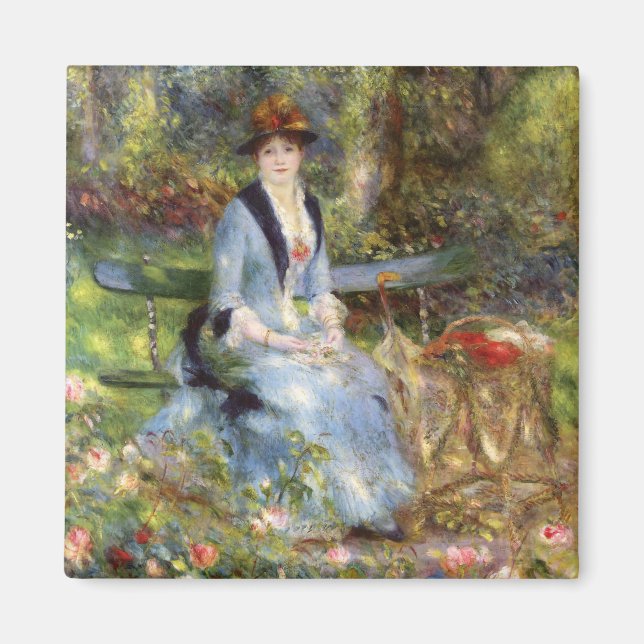Imán Pierre-Auguste Renoir - Dans les Rosas P (Frente)