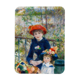 Imán Pierre-Auguste Renoir - Dos hermanas en la terraza