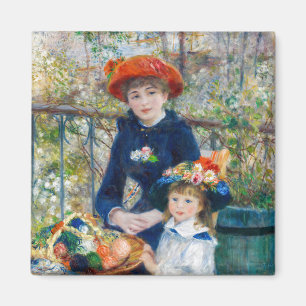 Imán Pierre-Auguste Renoir - Dos hermanas en la terraza