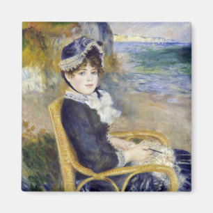 Imán Pierre-Auguste Renoir - En la orilla del mar