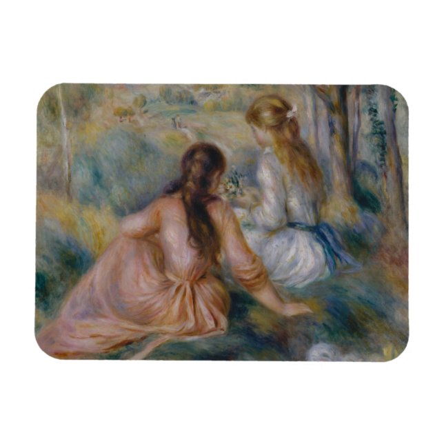 Imán Pierre Auguste Renoir | En la pradera (Horizontal)