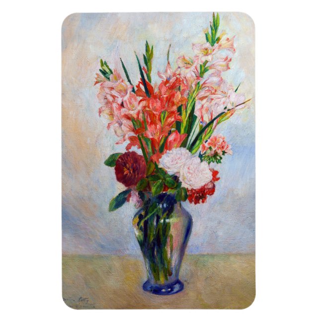 Imán Pierre-Auguste Renoir - Gladiolos (Vertical)