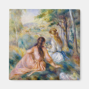 Imán Pierre-Auguste Renoir - In the Meadow