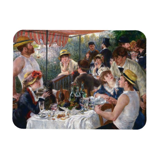 Imán Pierre-Auguste Renoir - Luncheon del Fiesta de Boa (Horizontal)
