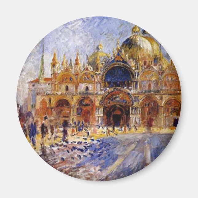 Imán Pierre Auguste Renoir - San Marco Plaza (Frente)