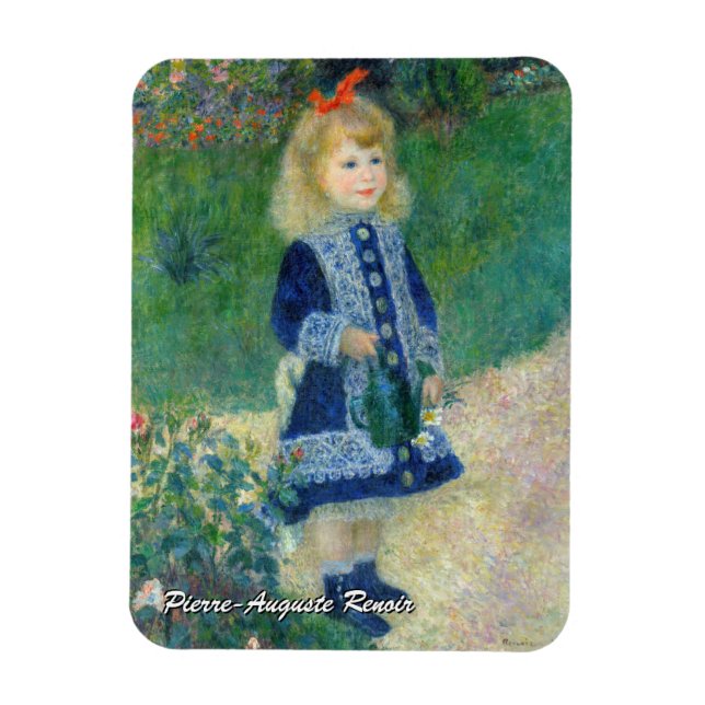 Imán Pierre-Auguste Renoir - Un Chica con capacidad par (Vertical)