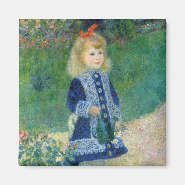 Imán Pierre-Auguste Renoir - Un Chica con capacidad par (Frente)