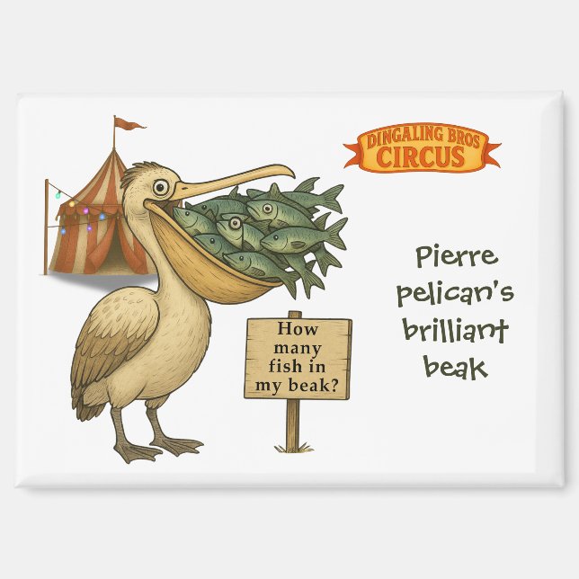 Imán Pierre pelican's brilliant beak (Anverso)