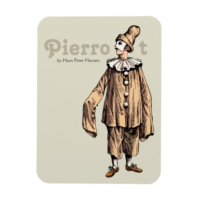 Imán Pierrot de Hans Peter Hansen CC0176 (Vertical)