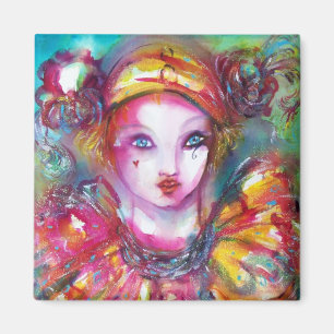 Imán PIERROT/máscaras venecianas de la mascarada