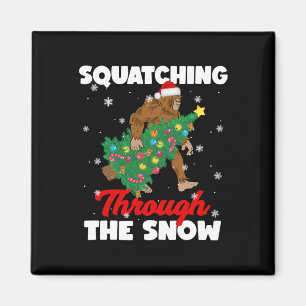 Imán Pies De Pie A Través De La Nieve Sasquatch Chris