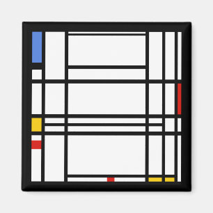 Imán Piet Mondrian, Composición 10