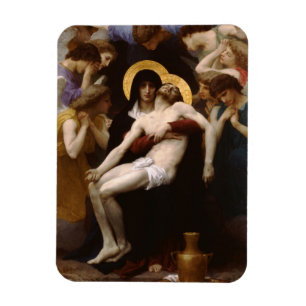 Imán pieta Jesucristo y Virgen María