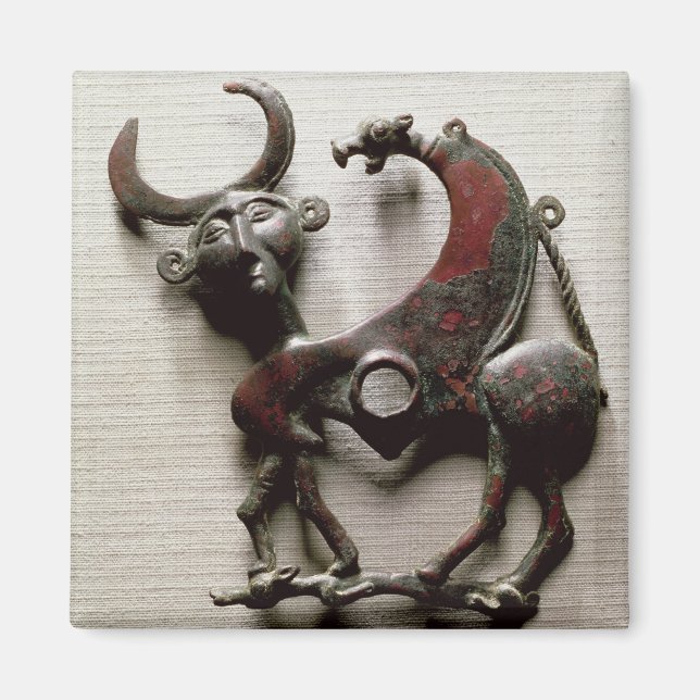 Imán Pieza de caballo mordida en forma de humano- (Frente)