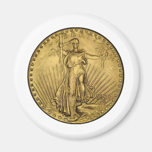 IMÁN PIEZA DE ORO DE $20