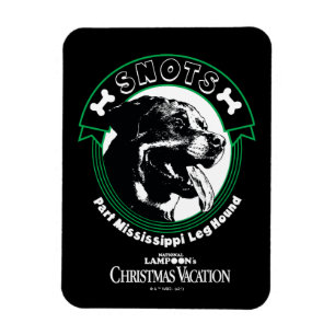 Imán Pieza de Snots Mississippi Leg Hound