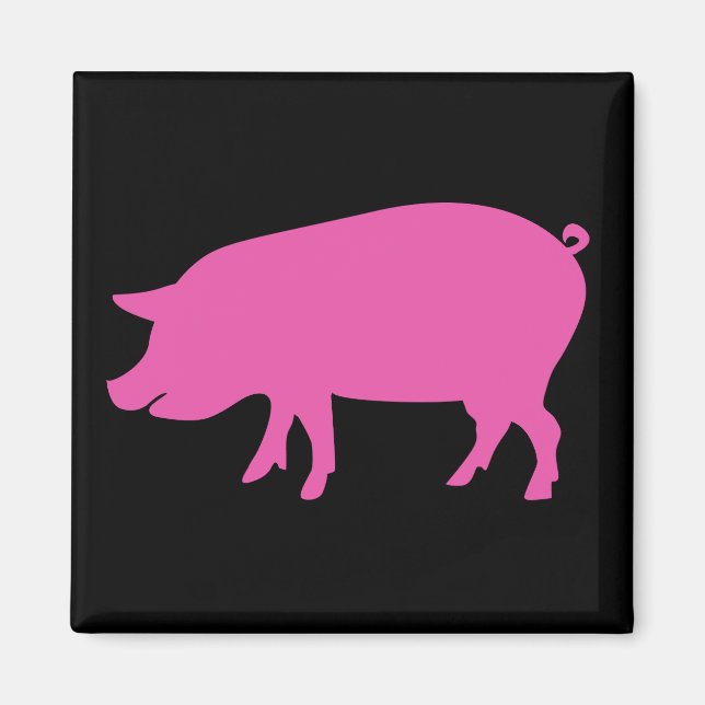Imán Pig Silhouette (Frente)