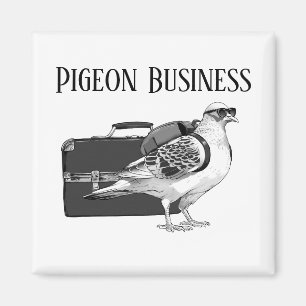 Imán Pigeon Business (versión de mochila)
