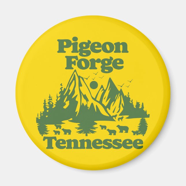 Imán Pigeon Forge Tennessee (Frente)