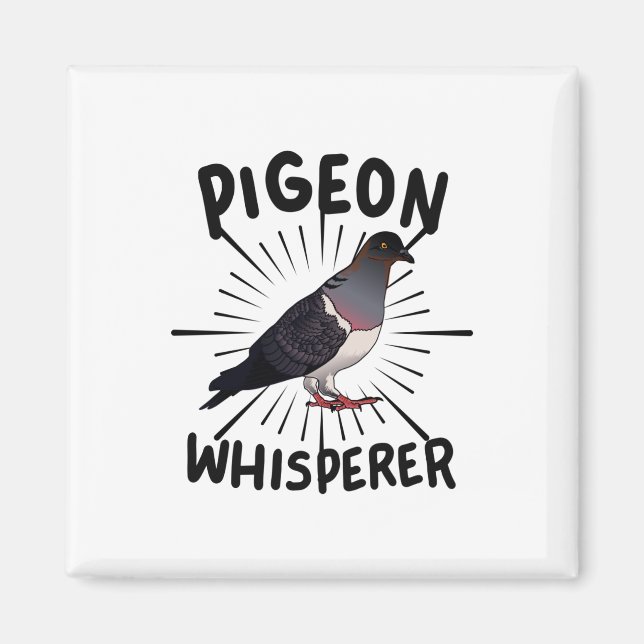 Imán Pigeon - Pigeon Whisper (Frente)