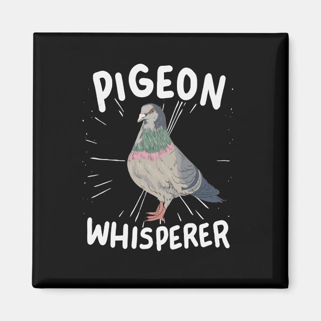 Imán Pigeon - Pigeon Whisper (Frente)