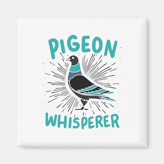 Imán Pigeon Whisperer (Frente)