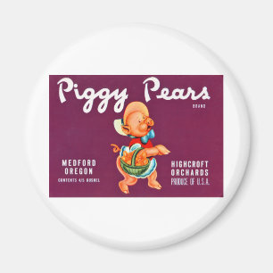 Imán Piggy Pears