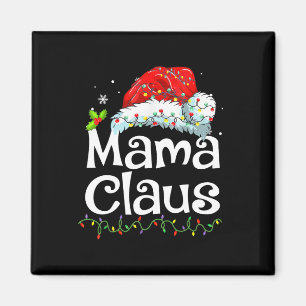 Imán Pijama de Navidad de Mamá Claus Familia Combinació