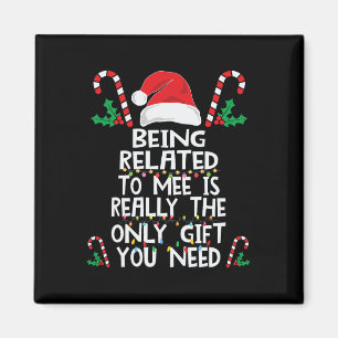 Imán Pijama de Navidad Familiar Relacionado Conmigo Xma