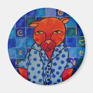 Imán Pijamas de los gatos